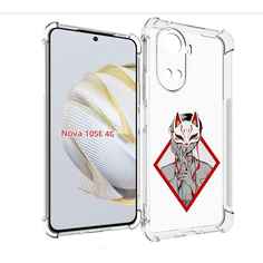 Чехол MyPads девушка в маске япония для Huawei Nova 10 SE