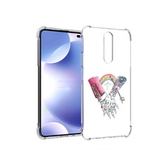 Чехол MyPads Tocco для Xiaomi Redmi k30 абстракция руки в татуировках (PT226950.302.212)