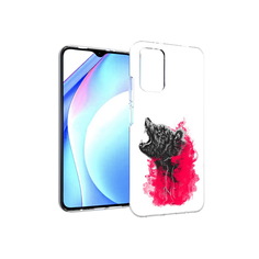 Чехол MyPads Tocco для Xiaomi Redmi 9T медведь в дымке (PT226951.281.463)