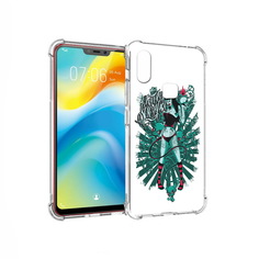 Чехол MyPads Tocco для Vivo Y85 нарисованная девушка в татуировках (PT108269.426.499)