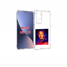 Чехол бампер MyPads Илон-Маск для Xiaomi 12.