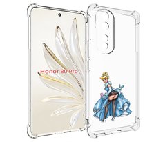 Чехол MyPads девушка-в-платье-красивая женский для Honor 80 Pro