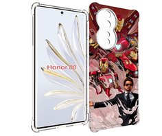 Чехол MyPads Тони-Старк-и-костюмы для Honor 80