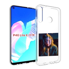 Чехол бампер MyPads девушка-в-тени для Huawei P40 Lite E