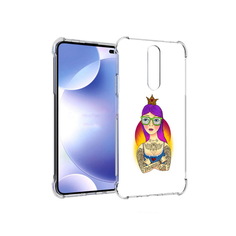 Чехол MyPads Tocco для Xiaomi Redmi k30 девушка в татуировках с короной (PT226950.302.305)