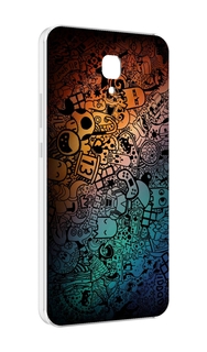 Чехол MyPads стикеты в тени для Meizu M5 Note