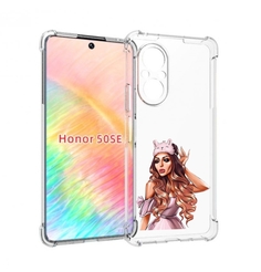Чехол бампер MyPads девушка-с-маской-для-сна женский для Honor 5