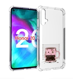 Чехол бампер MyPads кружка для Honor 20.