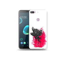 Чехол MyPads Tocco для HTC Desire 12 Plus медведь в дымке