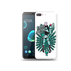 Чехол MyPads Tocco для HTC Desire 12 Plus нарисованная девушка в татуировках