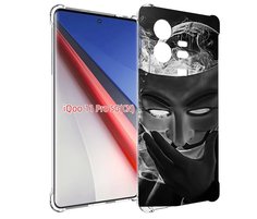 Чехол бампер MyPads Маска для Vivo iQOO 11 Pro противоударный