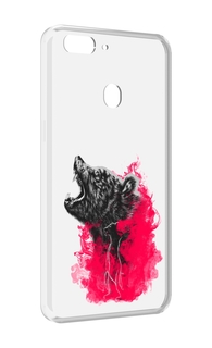 Чехол MyPads медведь в дымке для Oppo Realme 2