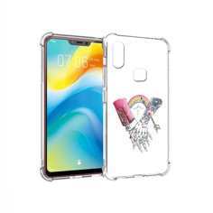 Чехол MyPads Tocco для Vivo Y85 абстракция руки в татуировках (PT108269.426.212)