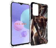 Чехол MyPads девушки-инь-и-янь-в-татуировках для TCL 405