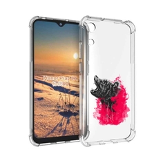Чехол бампер MyPads медведь в дымке для Honor 8A.