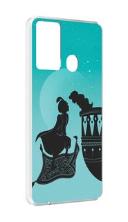 Чехол MyPads алладин тень для Itel P37/Itel Vision 2S