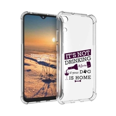 Чехол бампер MyPads не-пей-один-дома для Honor 8A