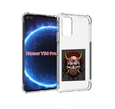 Чехол бампер MyPads маска с клыками и рогами для Honor V3