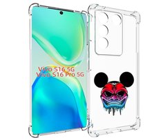 Чехол MyPads микки в маске для Vivo S16 5G / S16 Pro 5G / V27 / V27 Pro