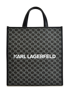 Сумка K/Ikonik Monogram из фактурной эко-кожи Karl Lagerfeld