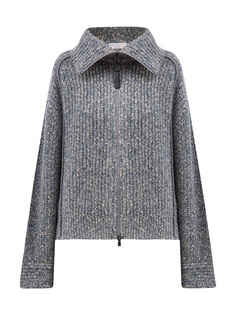 Кардиган Sparkling Chiné из шерсти, кашемира и мохера Brunello Cucinelli