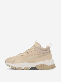 Кроссовки женские PUMA Cassia Via Mid, Бежевый