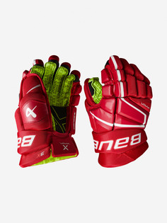 Перчатки хоккейные детские Bauer Vapor 3X, Красный Бауэр