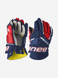 Перчатки хоккейные Bauer Supreme M3 SR, Синий Бауэр