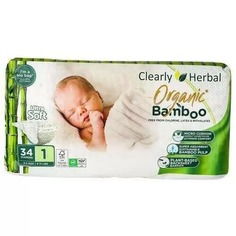 Подгузники детские Clearly Herbal №1 2-5 кг 34 шт