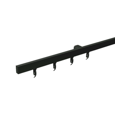 Карниз профильный алюминиевый Arttex Facile standard 240 см черный