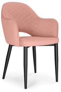 Стул Woodville Vener, coral/black