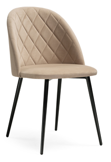 Стул Woodville Зест 464198, бежевый/черный