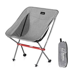 Стул складной Naturehike NH18Y050-Z, светло-серый