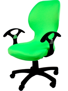 Чехол на компьютерное кресло и стул ГЕЛЕОС 706, салатовый No Brand