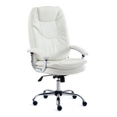 Кресло Softy Lux экокожа, белый, 36-01 Tet Chair