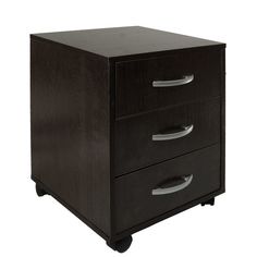 Клик Мебель Тумба выкатная 420х400х585 Венге темный