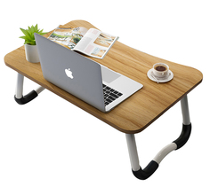 Столик-подставка для завтрака, ноутбука, планшета, коричневый No Brand
