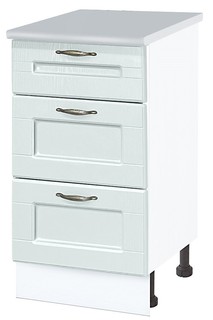 Кухонный напольный шкаф Нева 40 см. МДФ Мята (Н3Я 400)