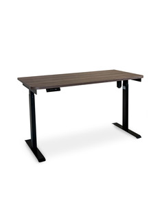 Эргономичный подъемный стол LuxAlto, дуб темно-коричневый ЛДСП 160x70x2,5 см, 34039
