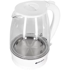 Чайник электрический Gelberk GL-472 1.8 л белый, прозрачный