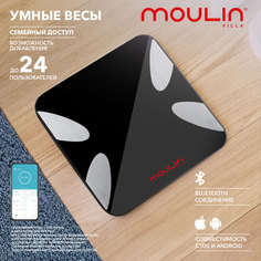 Весы напольные электронные Moulin Villa MV-SC 003 mini Black Swiss Diamond