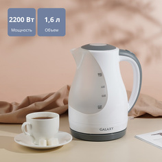 Чайник электрический Galaxy GL0200 1.7 л White, Gray