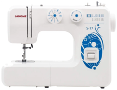 Швейная машина Janome S-17 белый, синий