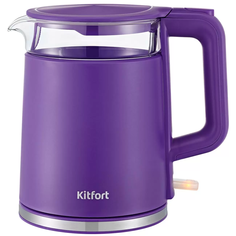 Чайник электрический KITFORT КТ-6124-1 1.2 л фиолетовый