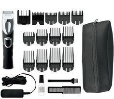 Триммер Wahl Ergonomic Total Beard Kit черный, серебристый