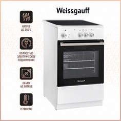 Электрическая плита Weissgauff WES E2V02 WS White