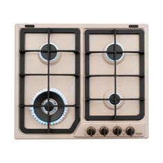 Встраиваемая варочная панель газовая Delonghi OWF 46 PRO RUS бежевая Delonghi
