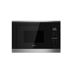 Микроволновая печь с грилем Midea серебристый; черный
