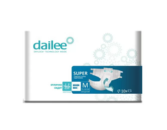 Подгузники для взрослых DAILEE №10 Super Medium 10 шт.