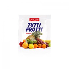 Оральный гель Биоритм Tutti-Frutti со вкусом тропических фруктов, 5 шт по 4 г